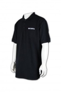 SE013 Security Polo Shirts Company tailor made polo shirts top uniform hk supplier company